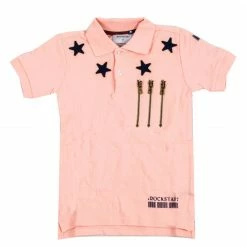 BOYS KNITS 1019 (Pink) Polo New Arrivals