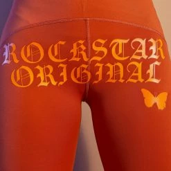 WOMENS ACTIVEWEAR BLOSSOM TUMMY TUCK ACTIVE SET-BROWN