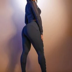 WOMENS ACTIVEWEAR Best Seller VERGE TUMMY TUCK ACTIVE SET-BLACK