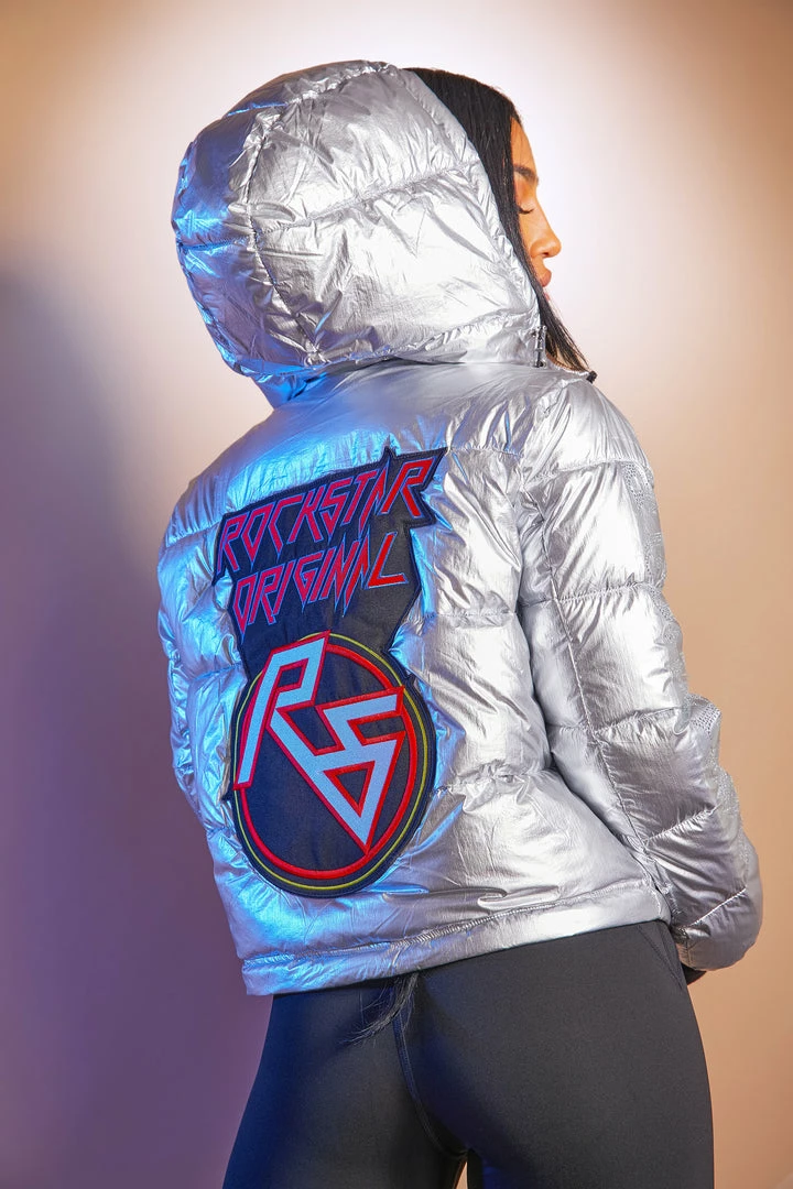 Cheap 😍 WOMENS OUTERWEAR VERGE PUFFER JACKET-SILVER 🛒 7 WOMENS OUTERWEAR VERGE PUFFER JACKET-SILVER