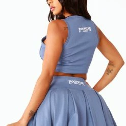 WOMENS DRESSES KATIA CORSET SKIRT SET - DENIM BLUE