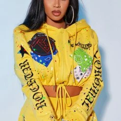 Outlet ✔️ WOMENS TRACK SETS AMBER TRACKSET-YELLOW 🎉 20 WOMENS TRACK SETS AMBER TRACKSET-YELLOW