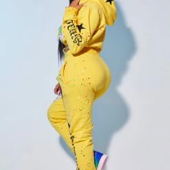 Outlet ✔️ WOMENS TRACK SETS AMBER TRACKSET-YELLOW 🎉 21 WOMENS TRACK SETS AMBER TRACKSET-YELLOW