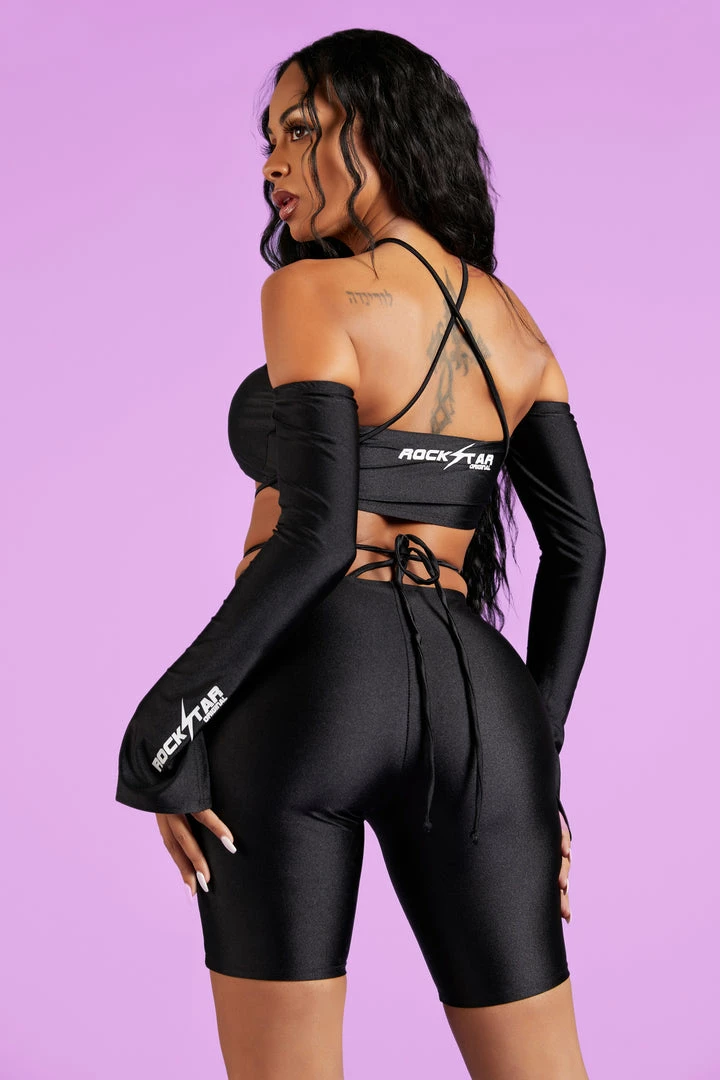 Discount 😍 WOMENS ACTIVE SHORT SETS AMETHYST SHORT SET - BLACK 😉 1 WOMENS ACTIVE SHORT SETS AMETHYST SHORT SET - BLACK