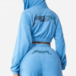 WOMENS TRACK SETS MONTANA SET - LT BLUE