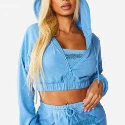 WOMENS TRACK SETS MONTANA SET - LT BLUE