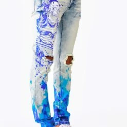 MENS JEANS MILLER JEAN- WHITE Denim