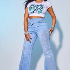 WOMENS TEES Best Seller INDIA LOVE IN BABY GIRL AIRBRUSH TEE-WHITE