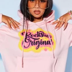 WOMENS TRACK SETS JASMIN OVERSIZED TRACKSET-PINK