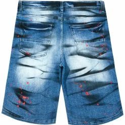 MENS SHORTS BROOKS DENIM SHORT-DARK GREY