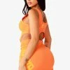WOMENS DRESSES DON SKIRT DRESS - ORANGE Best Seller