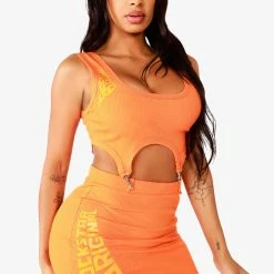 WOMENS DRESSES DON SKIRT DRESS - ORANGE Best Seller