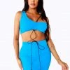 WOMENS DRESSES SADIE SKIRT SET - TURQUOISE Best Seller