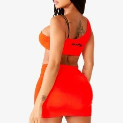 WOMENS DRESSES Best Seller SADIE SKIRT SET - ORANGE