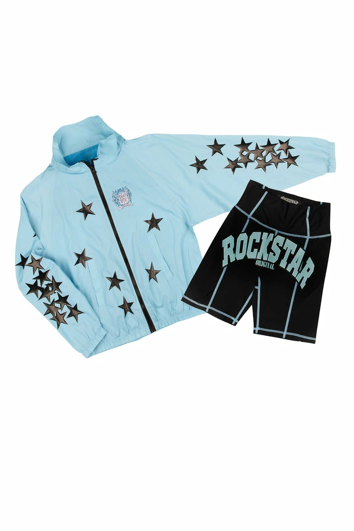 Flash Sale 👏 WOMENS ACTIVE SHORT SETS ADOLA SHORT SET-BLUE 😉 2 WOMENS ACTIVE SHORT SETS ADOLA SHORT SET-BLUE