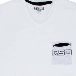 MENS TEES AFFLICT T-SHIRT-WHITE Tops