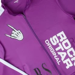 MENS TRACK SETS AGUSTIN GRAPHIC TRACK SET-PURPLE