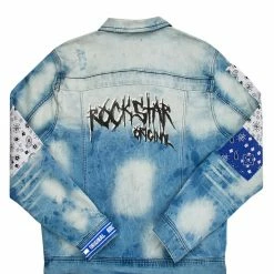MENS DENIM JACKETS AKIO DENIM JACKET-BLUE