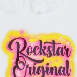 WOMENS TEES AMARI AIRBRUSH TEE-WHITE Best Seller