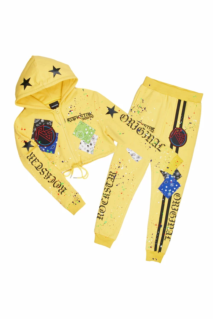 Outlet ✔️ WOMENS TRACK SETS AMBER TRACKSET-YELLOW 🎉 10 WOMENS TRACK SETS AMBER TRACKSET-YELLOW