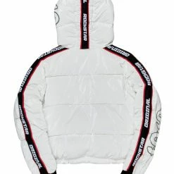 WOMENS OUTERWEAR ANGEL PUFFER JACKET-WHITE
