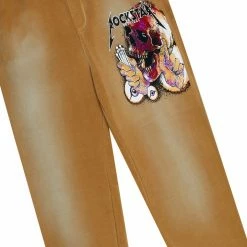 MENS TRACK SETS ANGUS T-SHIRT/JOGGER SET-BEIGE