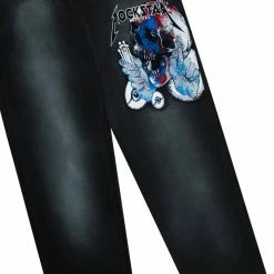 MENS TRACK SETS ANGUS T-SHIRT/JOGGER SET-BLACK