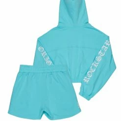 WOMENS SHORT SETS ANNETTE SHORT SET-TURQUOISE
