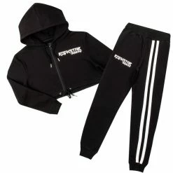 Rockstar Original Sales 46 WOMENS TRACK SETS AVERY TRACKSET - BLACK