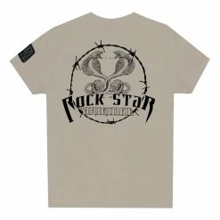 MENS TEES Tops AZIEL GRAPHIC T-SHIRT-BEIGE