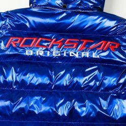 MENS OUTERWEAR Jackets & Outerwear Metallic Royal Blue Alasia Puffer Jacket