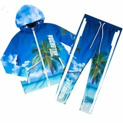 MENS TRACK SETS AUGUSTO BEACH TRACK SET-BLUE