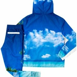 MENS TRACK SETS AUGUSTO BEACH TRACK SET-BLUE