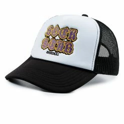 MENS ACCESSORIES BASTIAN VARSITY TRUCKER HAT-BLACK/WHITE