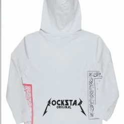 Promo 😀 MENS HOODIES & SWEATSHIRTS BILLIE PRINTED HOODIE-WHITE 🔥 5 MENS HOODIES & SWEATSHIRTS BILLIE PRINTED HOODIE-WHITE