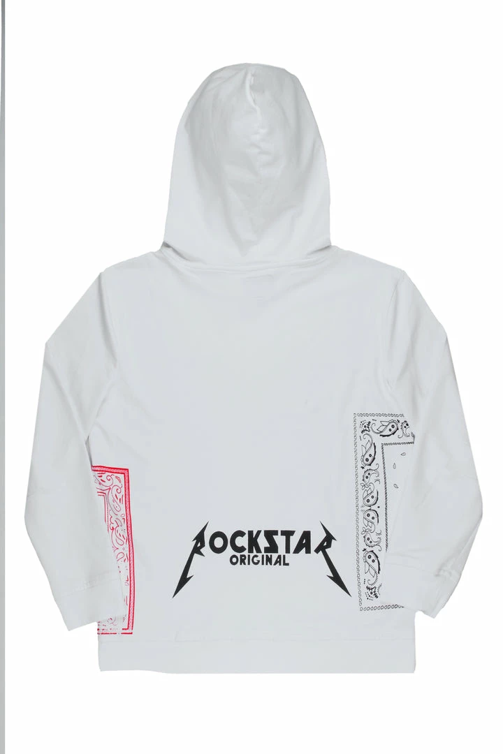 Promo 😀 MENS HOODIES & SWEATSHIRTS BILLIE PRINTED HOODIE-WHITE 🔥 3 MENS HOODIES & SWEATSHIRTS BILLIE PRINTED HOODIE-WHITE