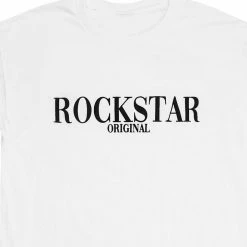 MENS TEES OCTAVIO PRINTED T-SHIRT-WHITE/BLACK