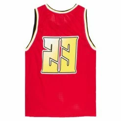 MENS TANKS Tops BOLAN JERSEY- RED