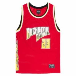 MENS TANKS Tops BOLAN JERSEY- RED