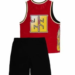 Best Pirce 😀 MENS SHORT SETS Track Sets BOLAN SHORT SET-RED 💯 7 MENS SHORT SETS Track Sets BOLAN SHORT SET-RED