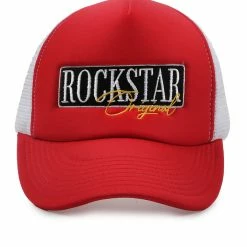 MENS ACCESSORIES BOTS TRUCKER HAT-RED