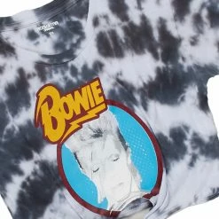 WOMENS TEES BOWIE TIE DYE CROP TEE-MULTI