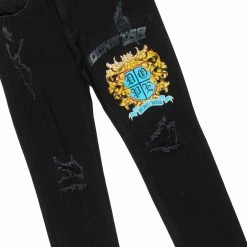 BOYS DENIM SETS BOYS AUDACIO T-SHIRT/JEAN SET-ORANGE