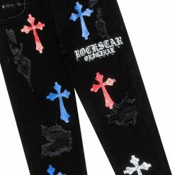 BOYS DENIM SETS BOYS BERLIN T-SHIRT/JEAN SET-BLACK New Arrivals