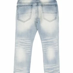 BOYS DENIM SETS BOYS FINNLEE T-SHIRT/JEAN SET-WHITE