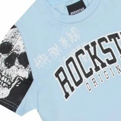 BOYS TRACK SETS BOYS DENNIS T-SHIRT TRACK SET-LIGHT BLUE