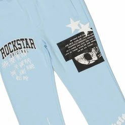 BOYS TRACK SETS BOYS DENNIS T-SHIRT TRACK SET-LIGHT BLUE