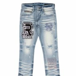 BOYS DENIM SETS BOYS DRAX T-SHIRT/JEAN SET-BLUE New Arrivals