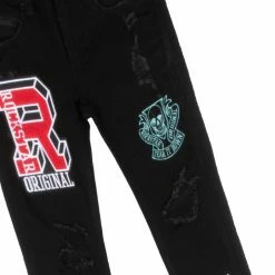 BOYS DENIM SETS New Arrivals BOYS DRAX T-SHIRT/JEAN SET-RED