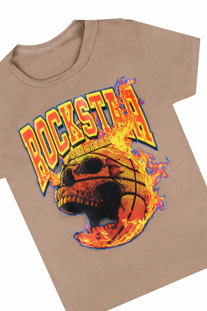 Cheapest ✨ BOYS DENIM SETS BOYS GAIUS T-SHIRT/JEAN SET-BEIGE New Arrivals ✨ 2 BOYS DENIM SETS BOYS GAIUS T-SHIRT/JEAN SET-BEIGE New Arrivals